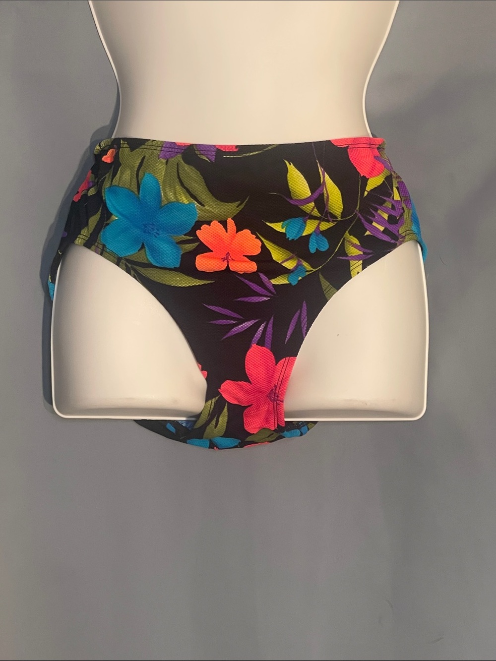 Studio Works Floral Swim bottoms in Black, Green, Blue, Purple, Pink